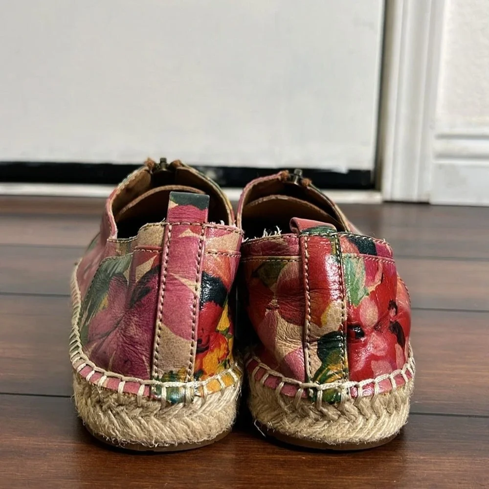 Patricia Nash Eva Espadrille Slip On Flats Women size 6 Floral Cottagecore‎ Boho